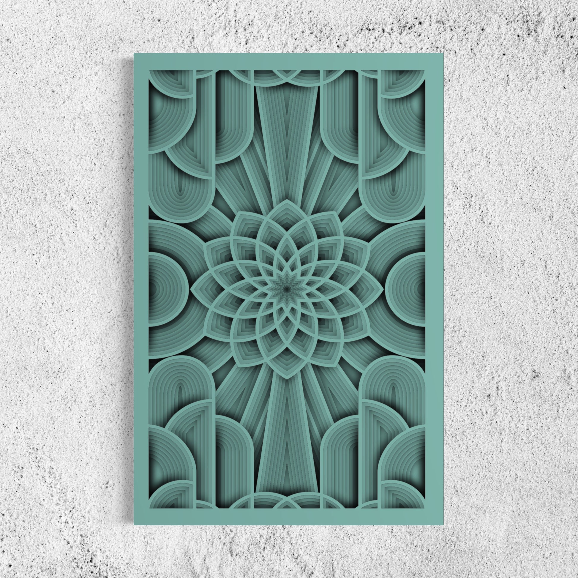 Flower of Life Wooden Wall Art | Color Neptune