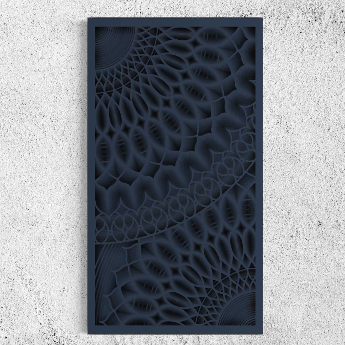 Bloom Wood Wall Art | Color Bright Grey