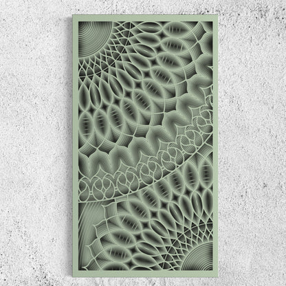 Bloom Wood Wall Art | Color Clay Ash