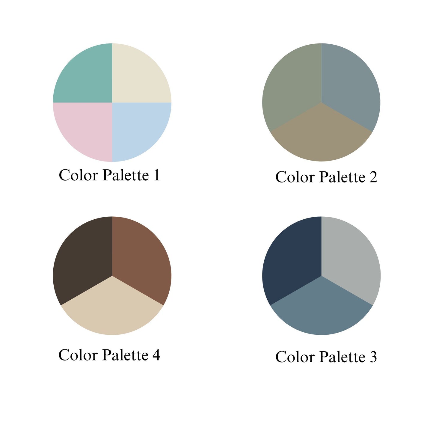 Bloom Wood Wall Art | Color Palette 