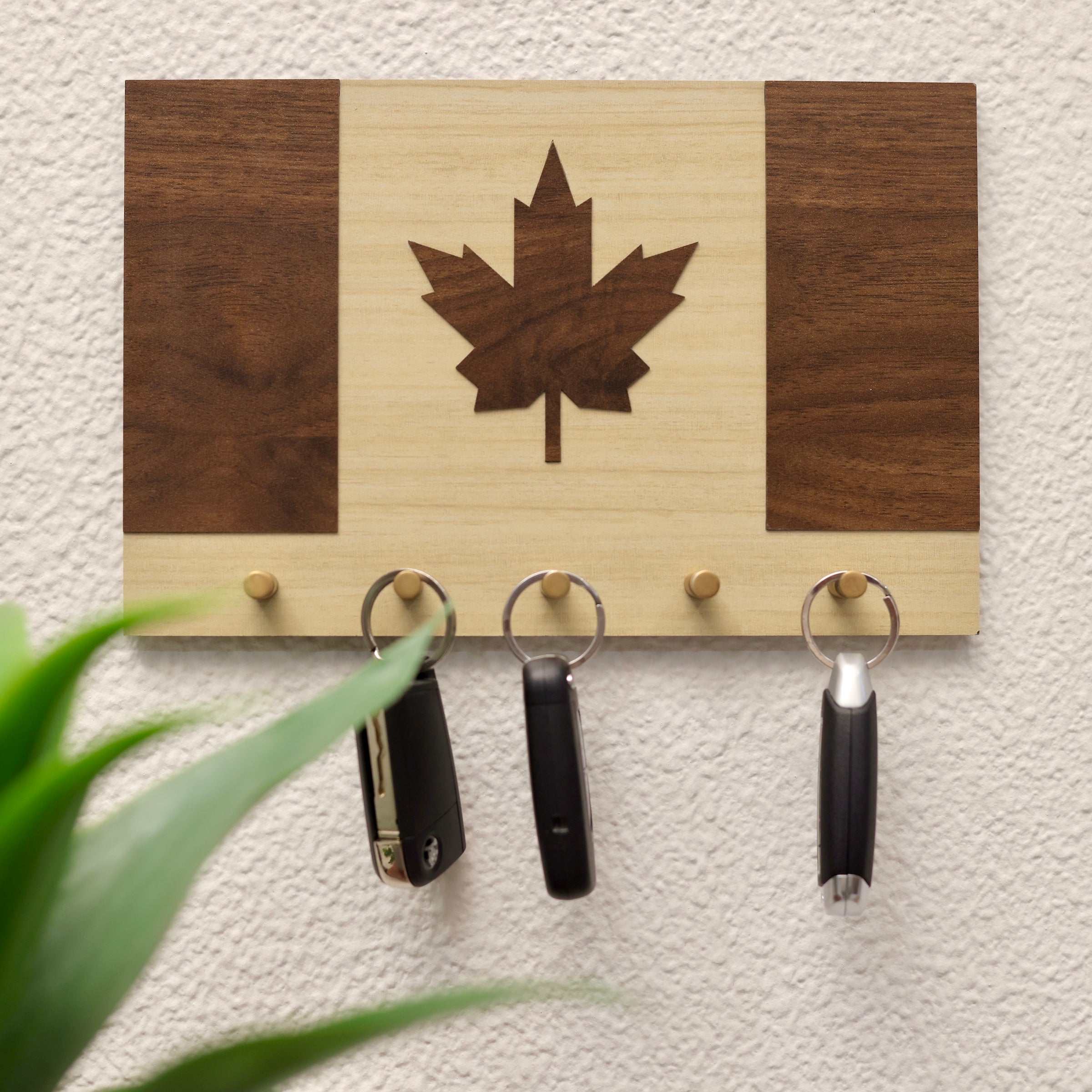 Canada Flag Key Holder | Canadian Flag | Key Organizer | Entryway Organizer