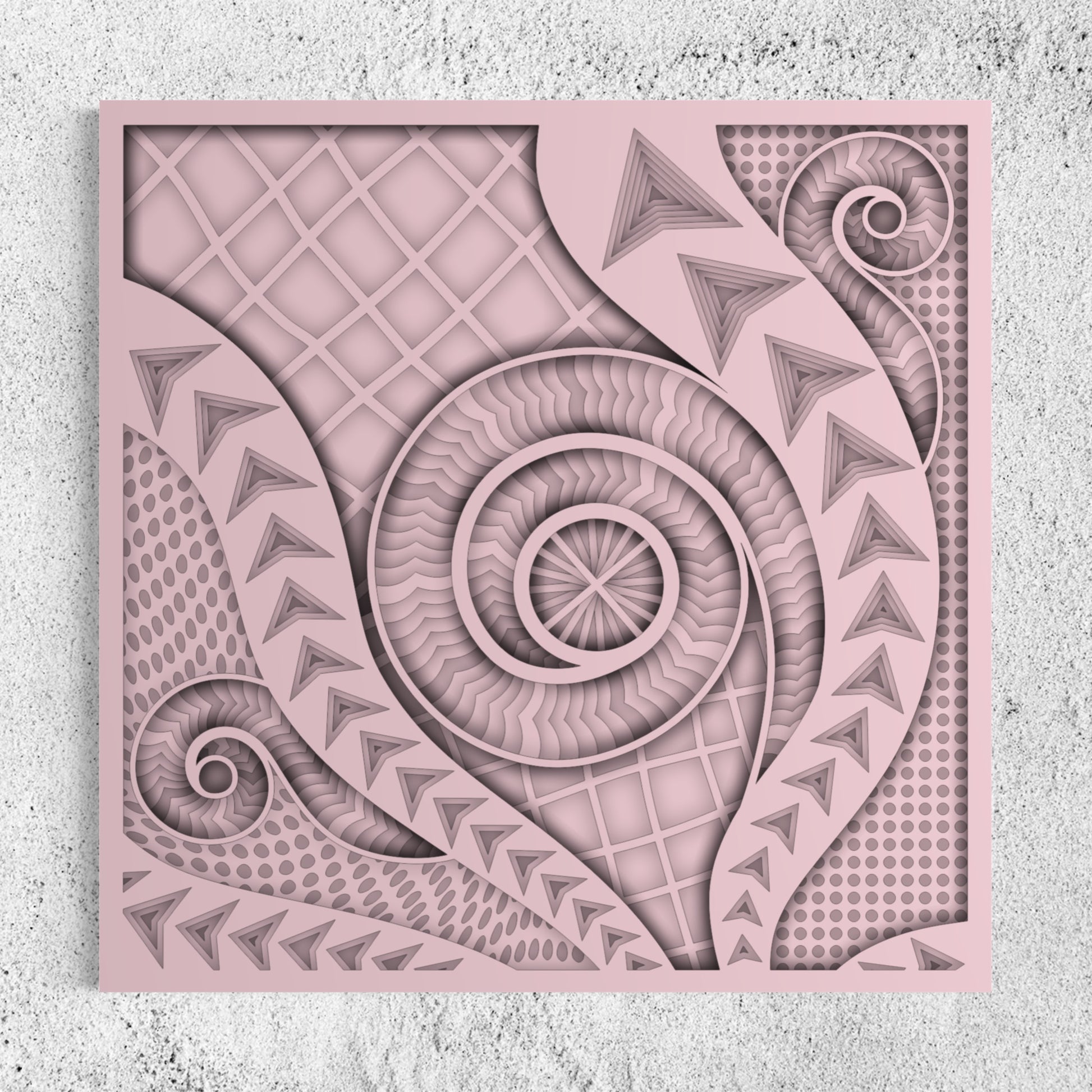 Chronicles Wood Wall Art | Color Rose Gold