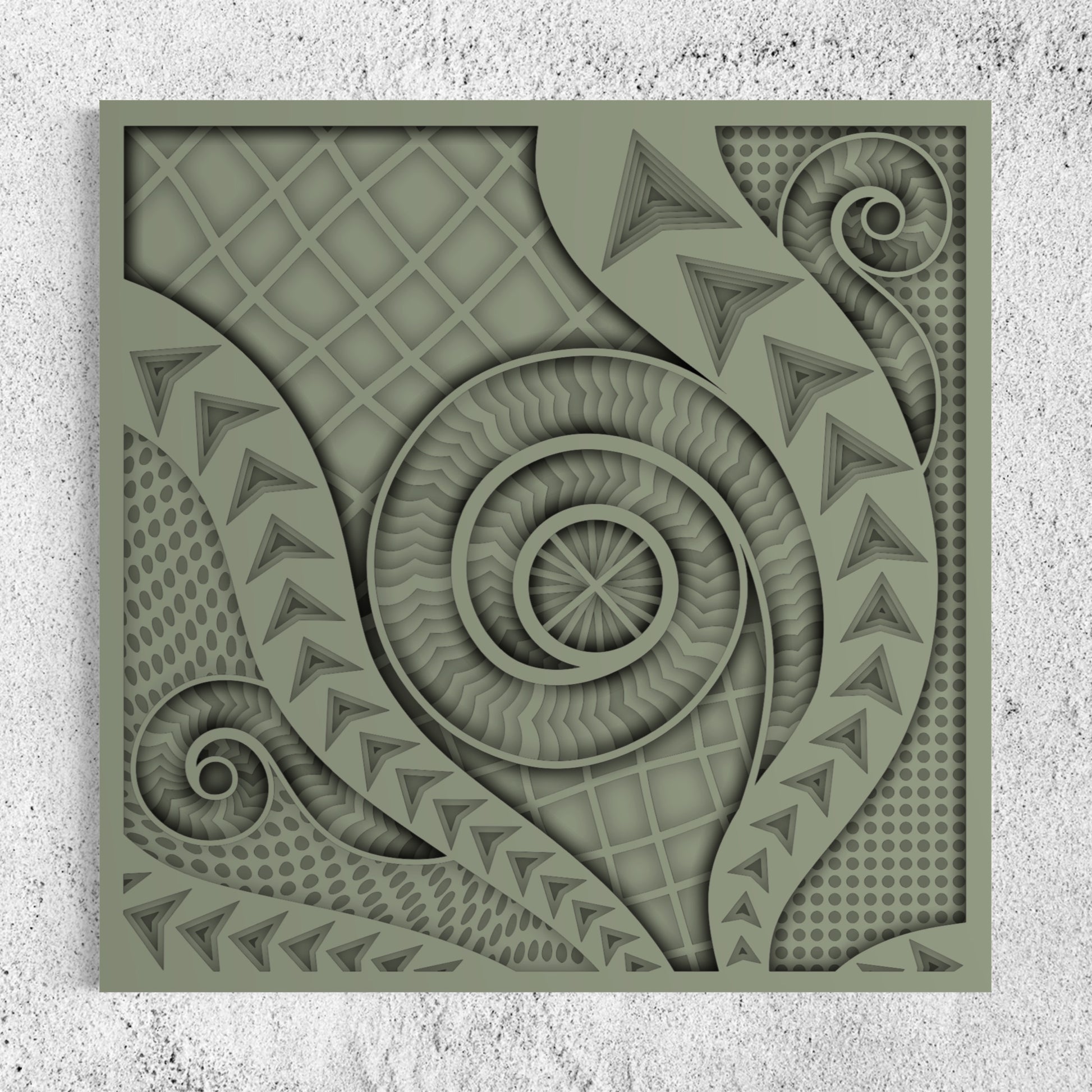 Chronicles Wood Wall Art | Color Grey Nickel