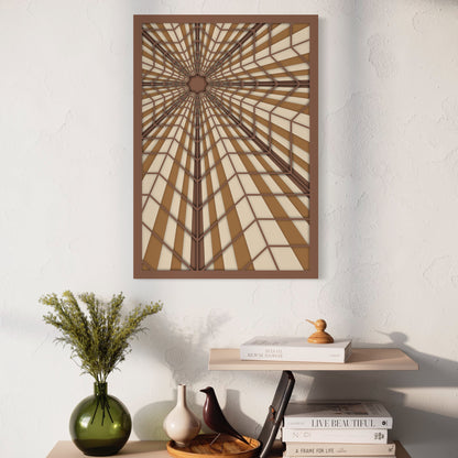 Perception Wood Wall Art | Color Brown Bear, Dull Brown And Coriander