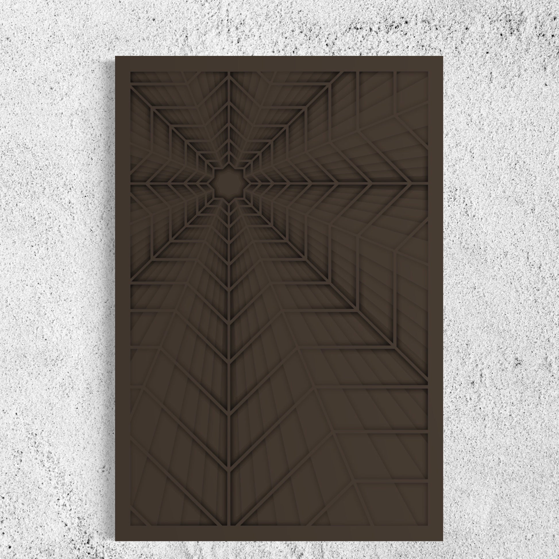 Perception Wood Wall Art | Color Woody Brown