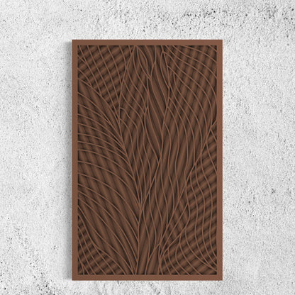 Intersection Wood Wall Art | Color Brown Bear