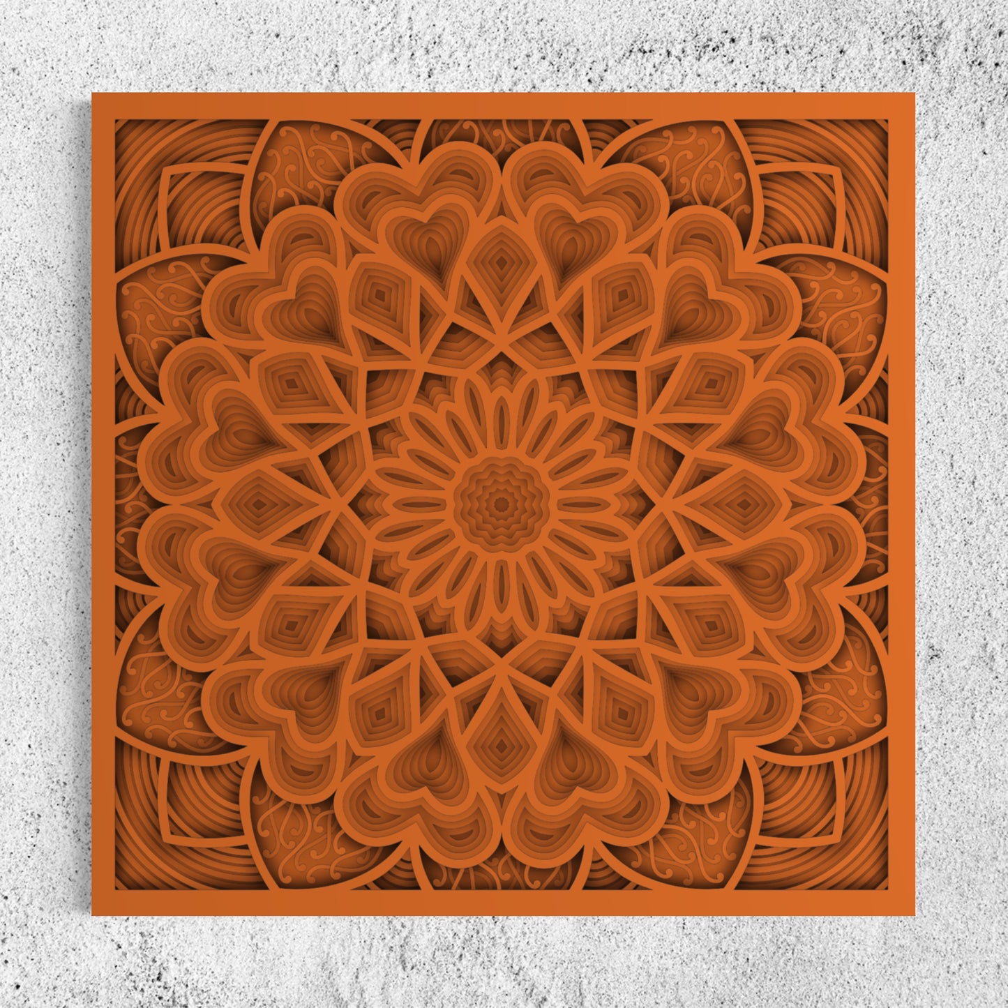 Astral Wooden Wall Art | Color Cocoa Brown