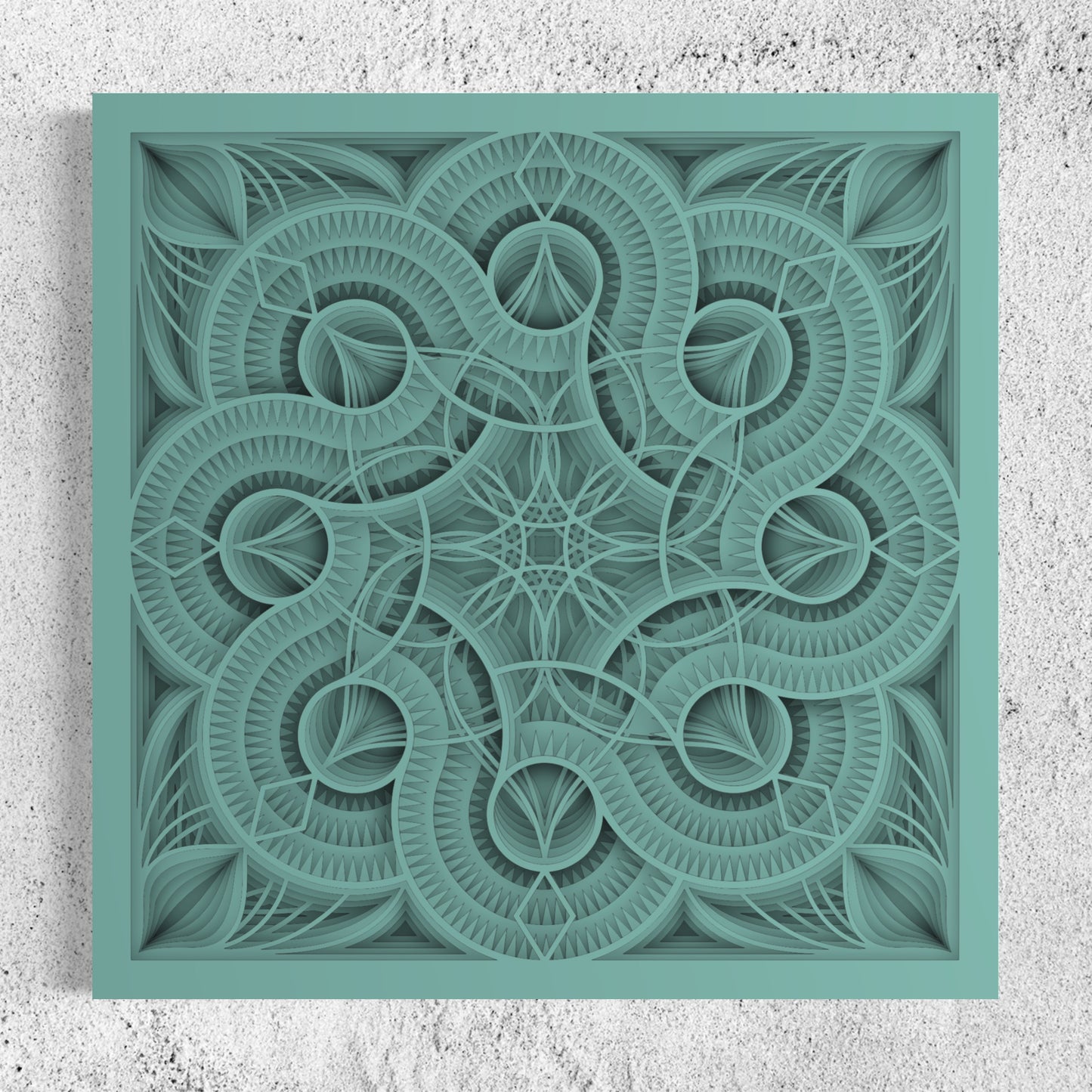 Mandala Wood Wall Art | Color Neptune