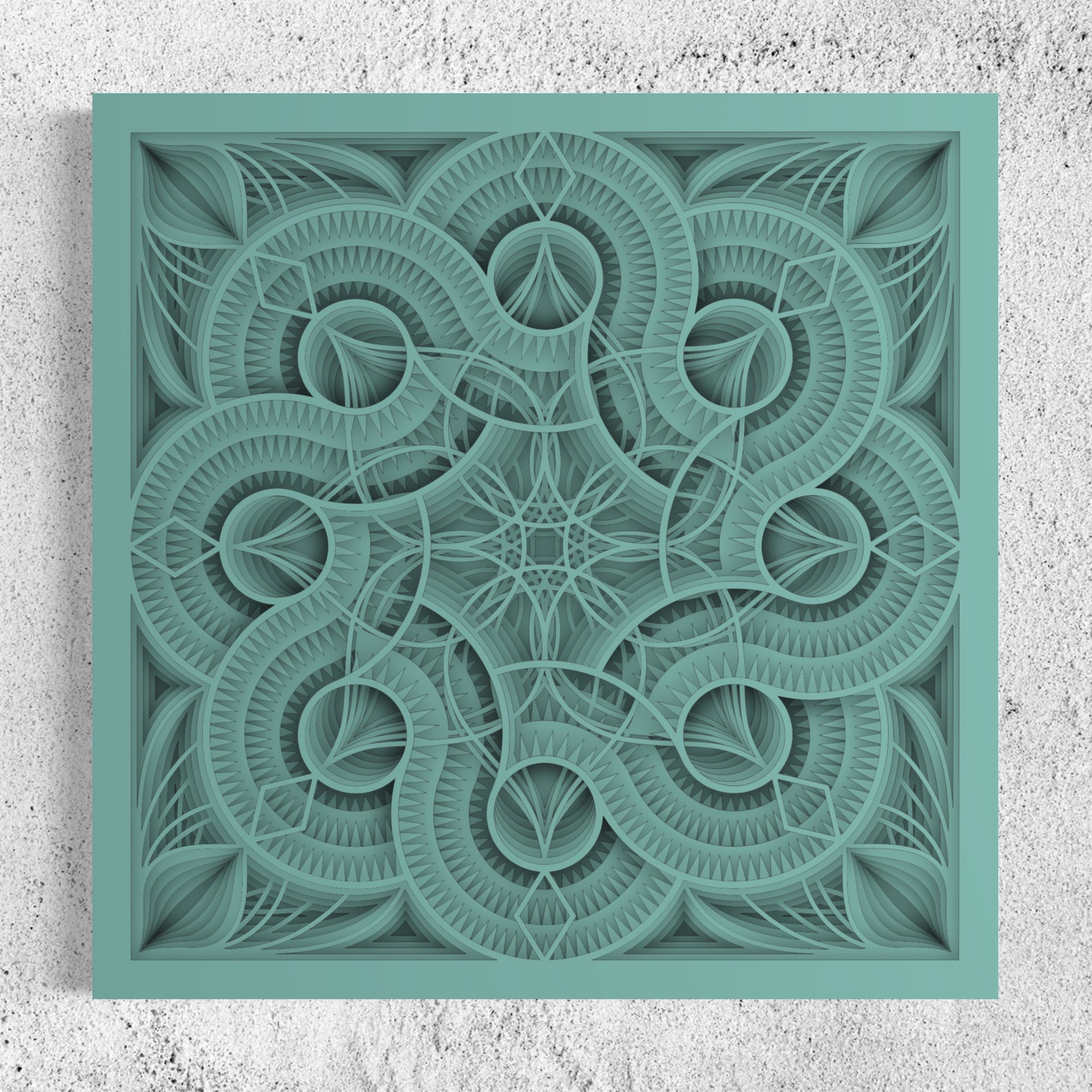 Mandala Wood Wall Art | Color Neptune