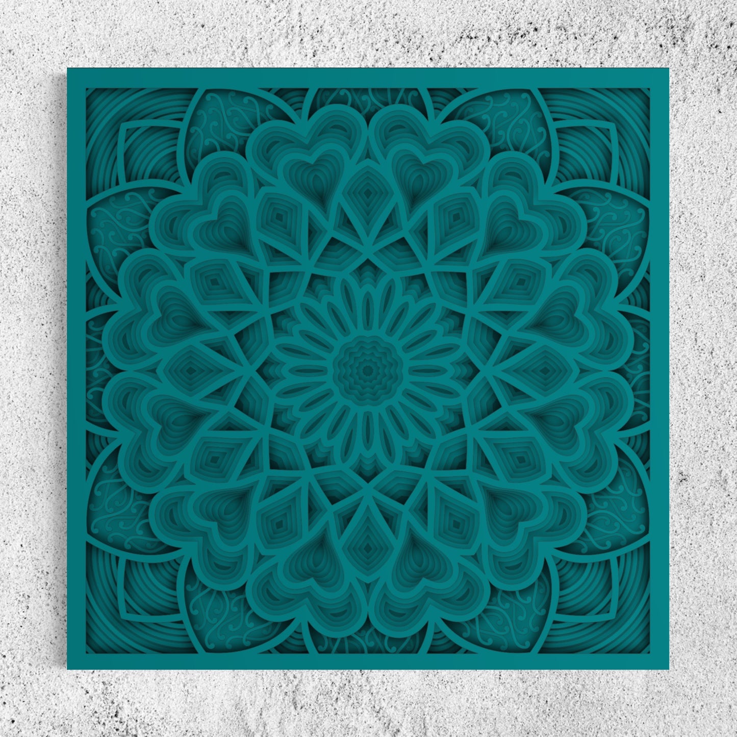 Astral Wooden Wall Art | Color Blue Chill