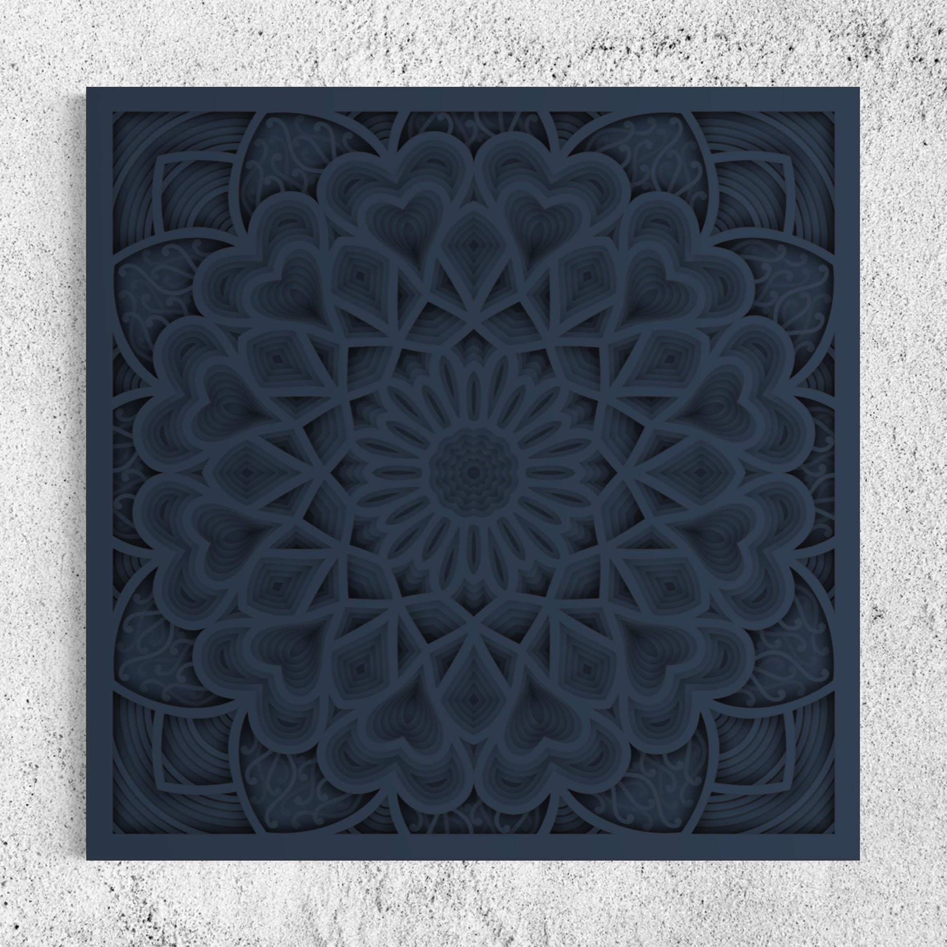 Astral Wooden Wall Art | Color Bright Grey