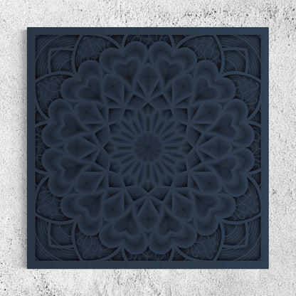 Astral Wooden Wall Art | Color Bright Grey