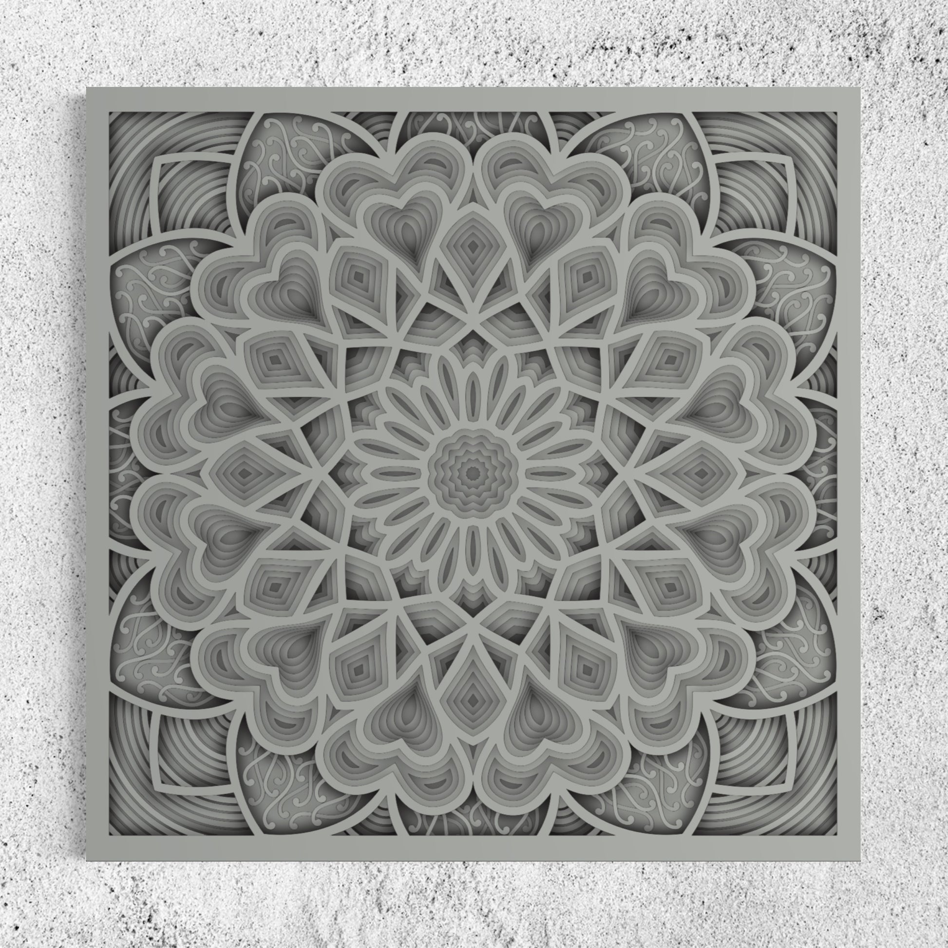 Astral Wooden Wall Art | Color Hit Grey