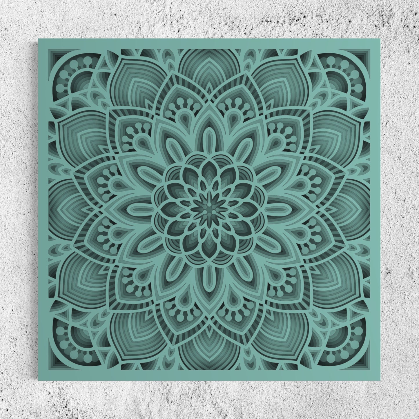 Mandala Wood Wall Art | Color Neptune