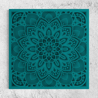 Mandala Wood Wall Art | Color Ocean