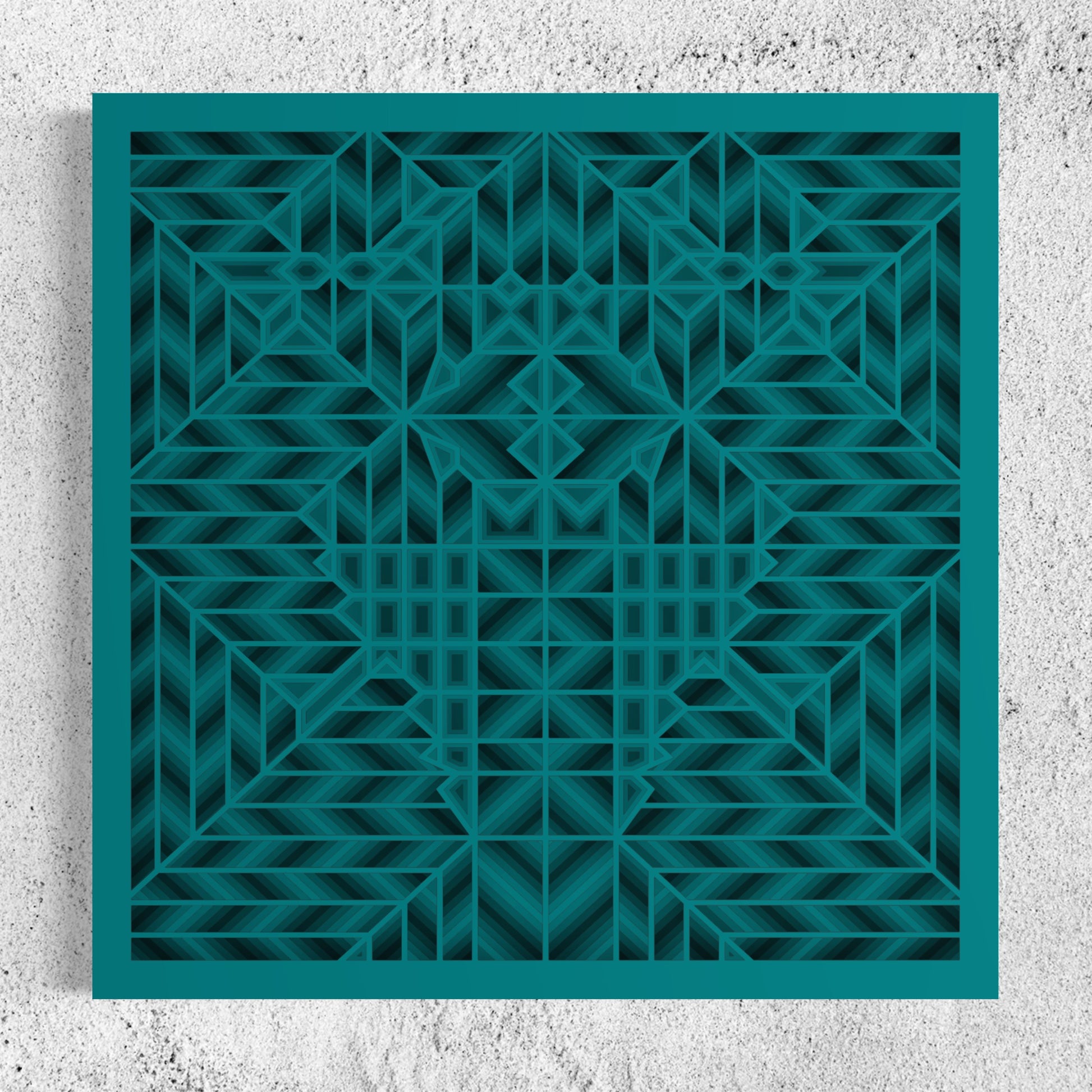 Maze Wood Wall Art | Color Ocean