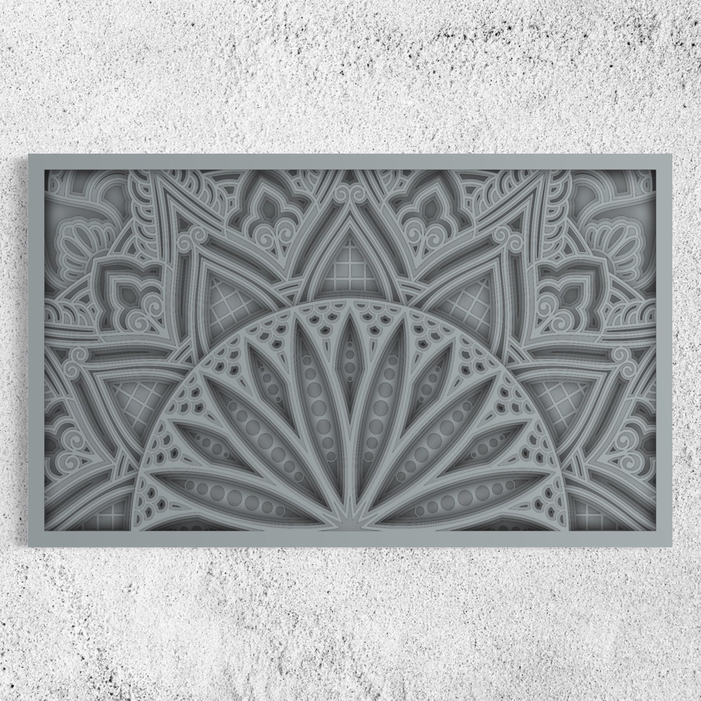 Sunburst Wooden Wall Art | 22 x 38 Inch | Color Hit Grey