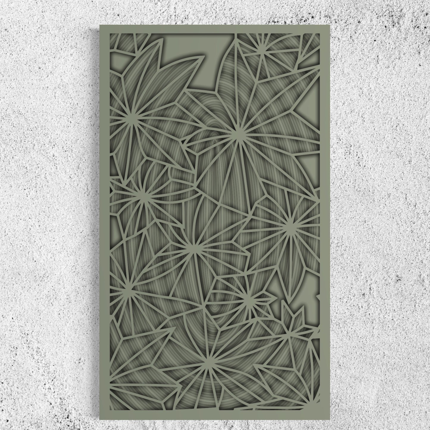 Stellar Wooden Wall Art | 22 x 38 Inch | Color Grey