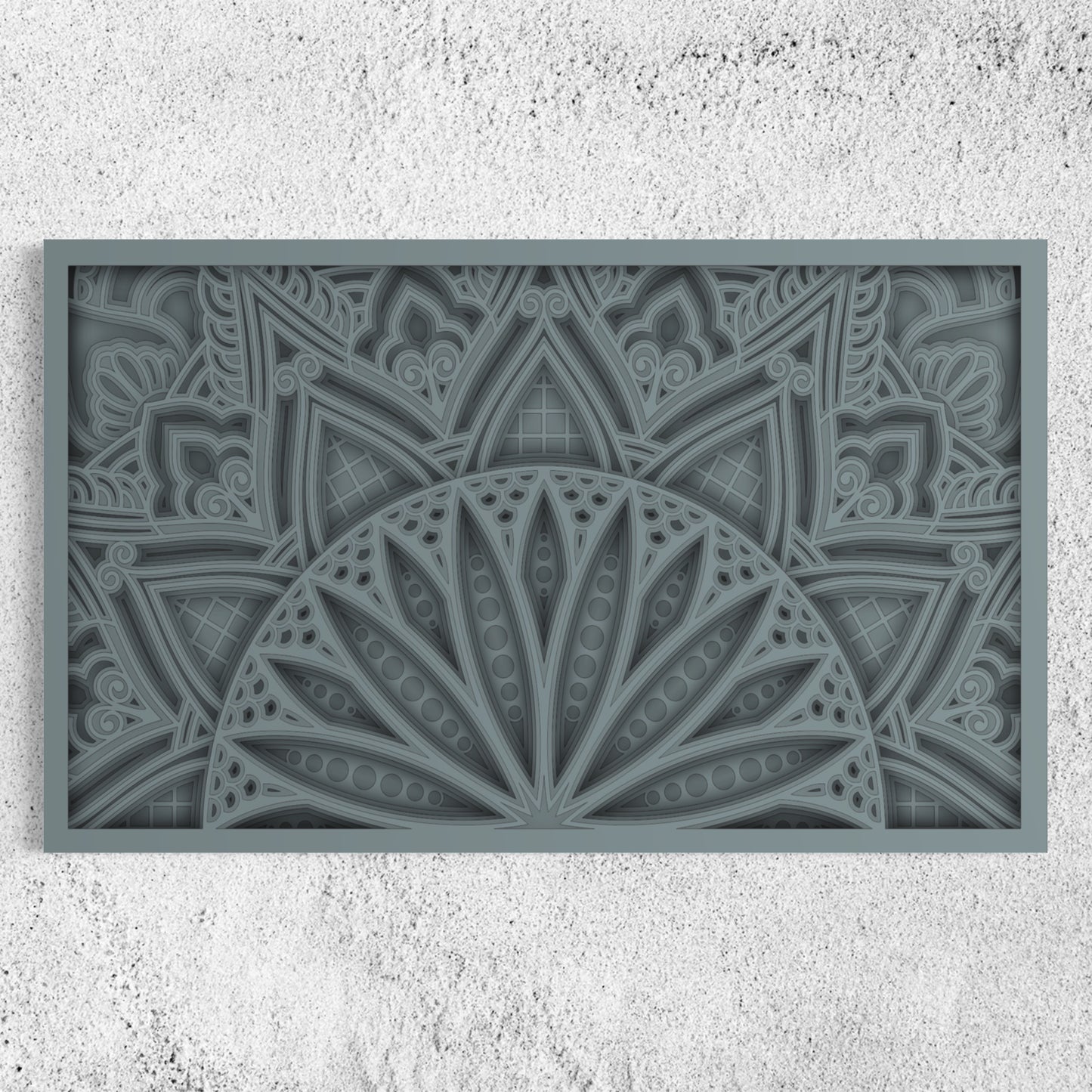 Sunburst Wooden Wall Art | 22 x 38 Inch | Color Grey Chateau