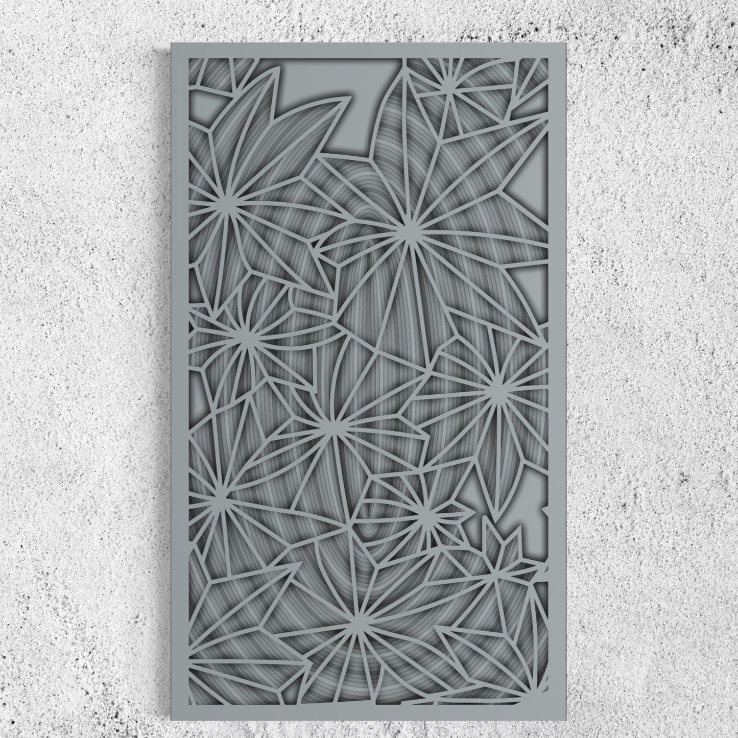 Stellar Wooden Wall Art | 22 x 38 Inch | Color Hit Grey