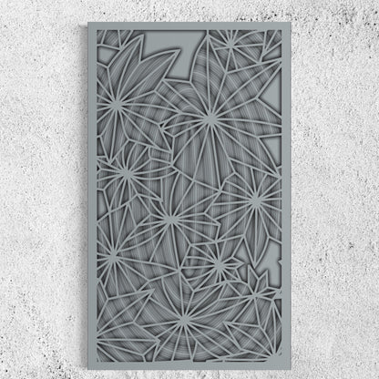 Stellar Wooden Wall Art | 22 x 38 Inch | Color Hit Grey