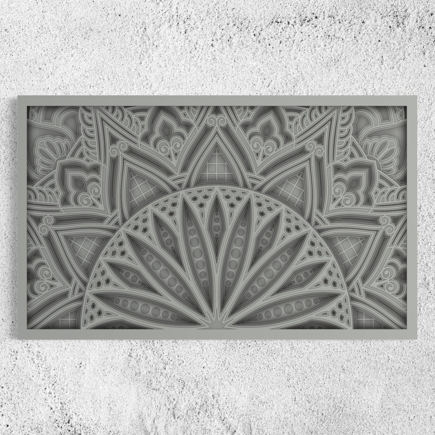 Sunburst Wooden Wall Art | 22 x 38 Inch | Color Hit Grey