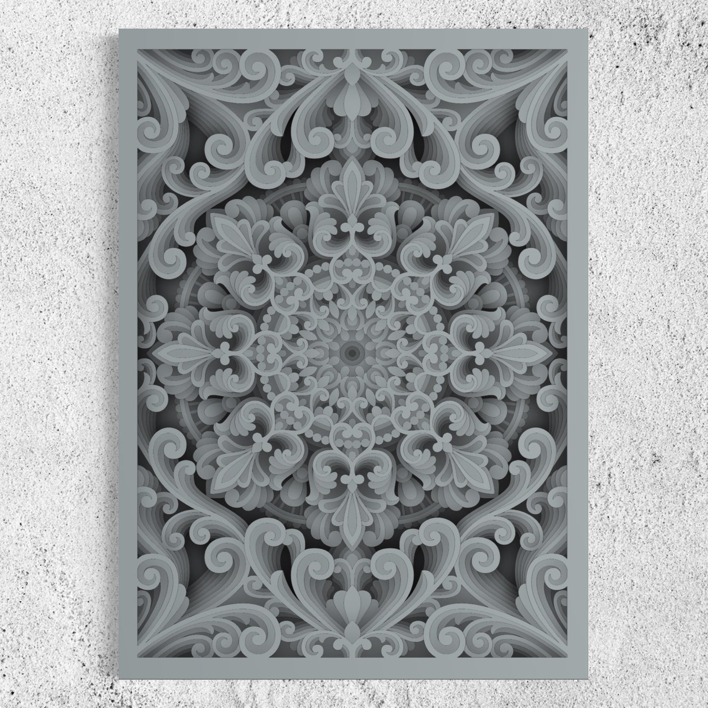 Nebula Wooden Wall Art | 22 x 30 Inch | Color Hit Grey