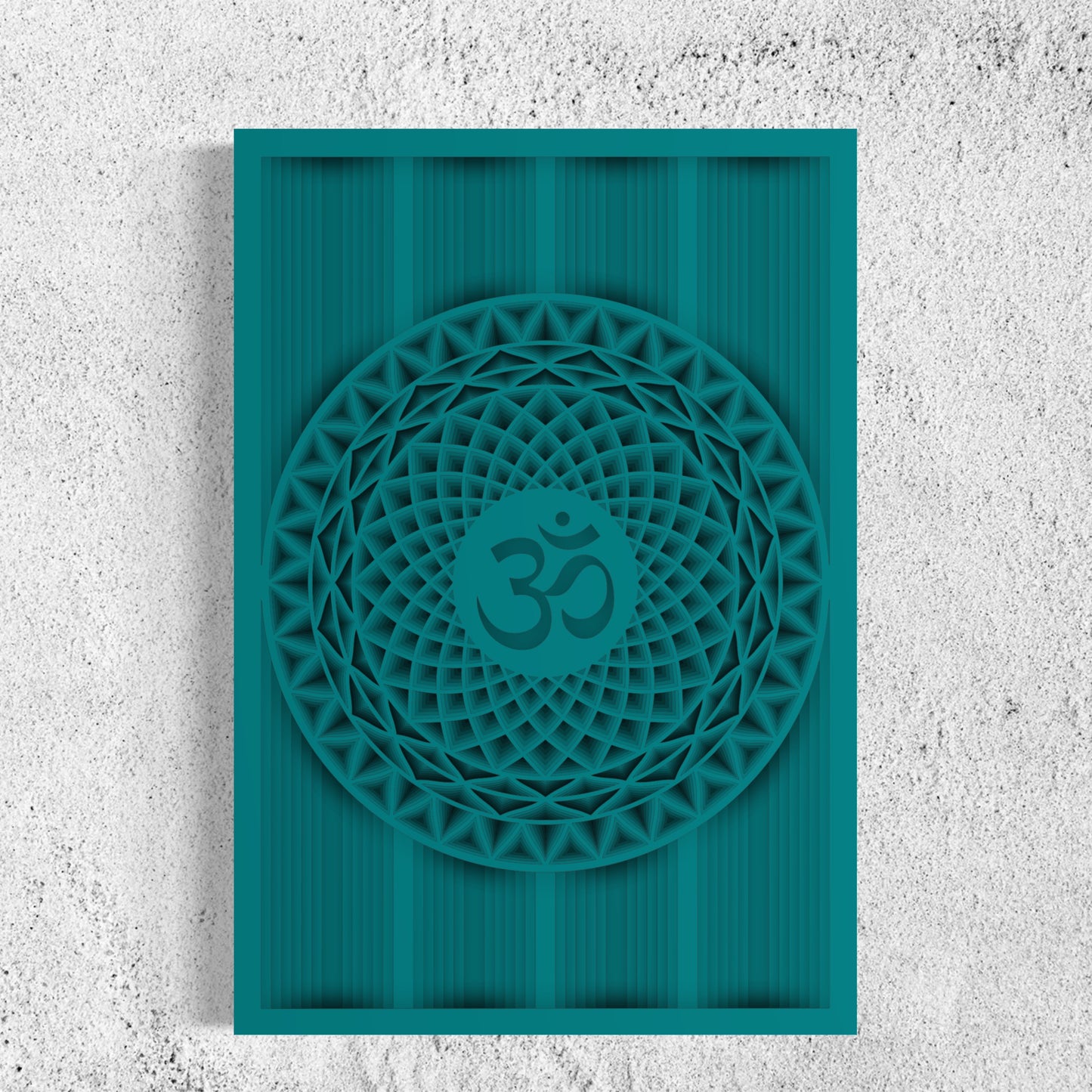 OM Wood Wall Art | Color Ocean