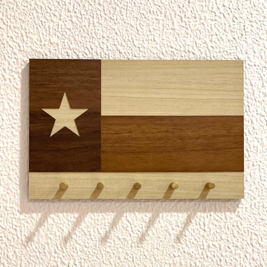 Texas Flag Key Holder | Cowboy Gifts | Texas Flag | Entryway Organizer - 10 x 6.5 Inches.